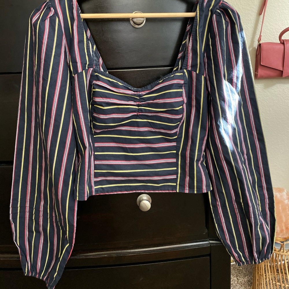 Brand new free people striped top
